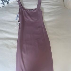 Babaton Contour Squareneck Midi Dress